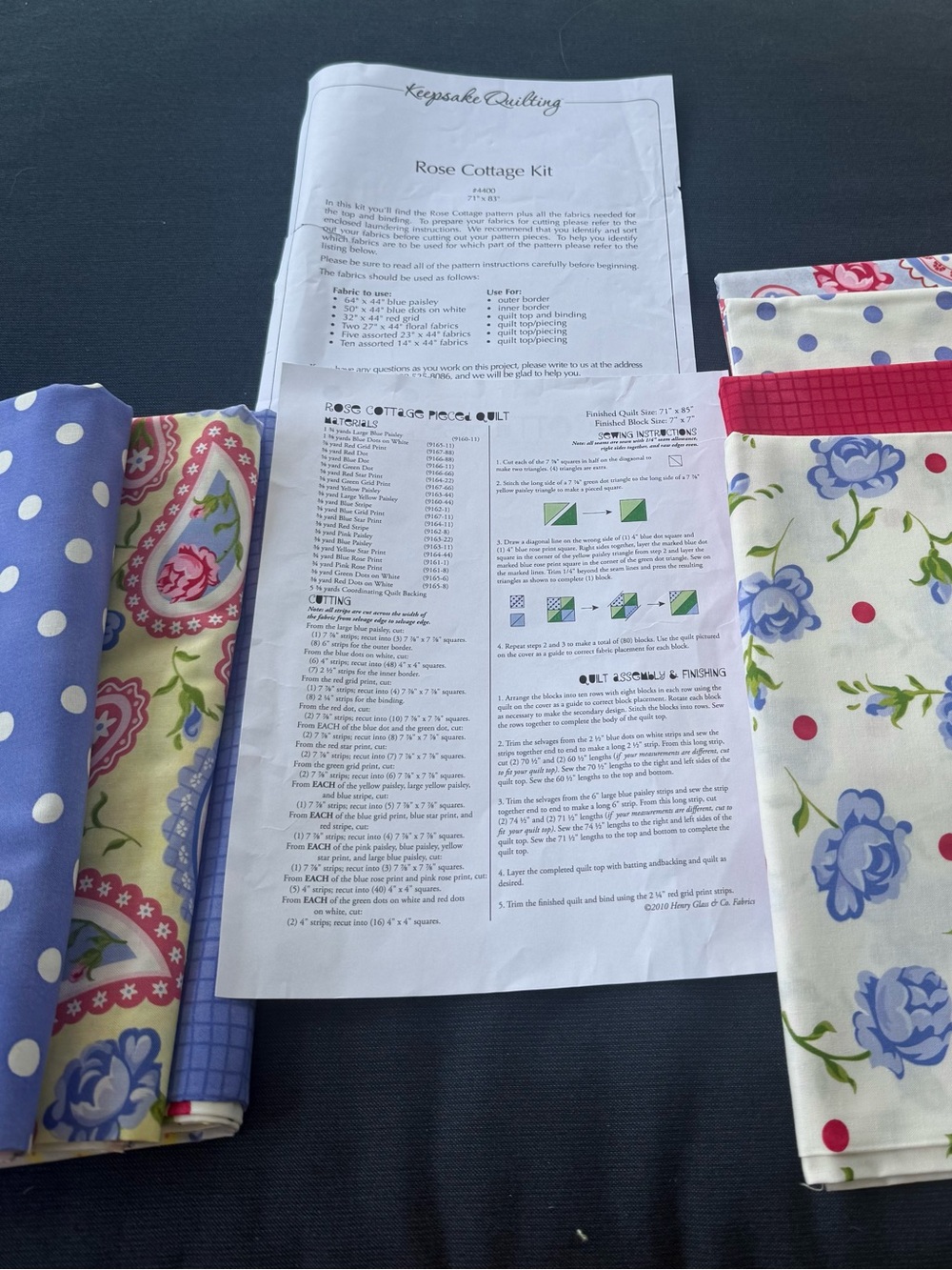 🆕Rose Cottage Quilt Kit🆕 - Picture 13 of 15